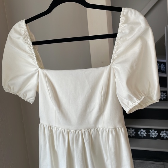 Park & Fifth White Demin Midi Dress - Picture 5 of 7